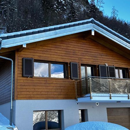 Chambres D'Hotes Les Louettes A Sapinhaut Canton Du Valais Saxon Exterior photo